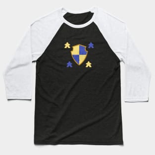 Meeple Shield Baseball T-Shirt